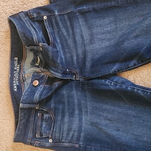American Eagle Srretch Kick Bootcut Jeans Sz 12 Short